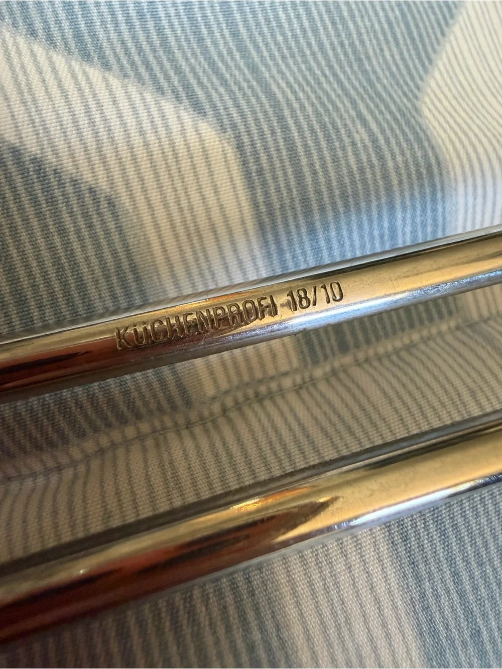 Küchenprofi 18/10 Stainless Steel Slotted Spoon Skimmer Long Handle Germany